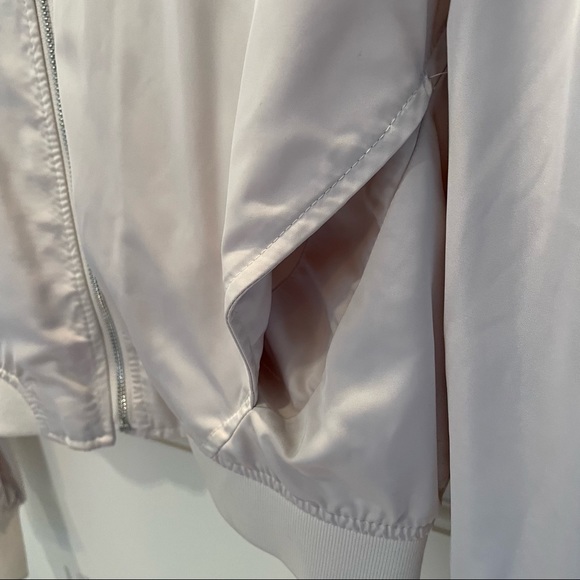 Satin Effect Bomber Jacket - Picture 3 of 4